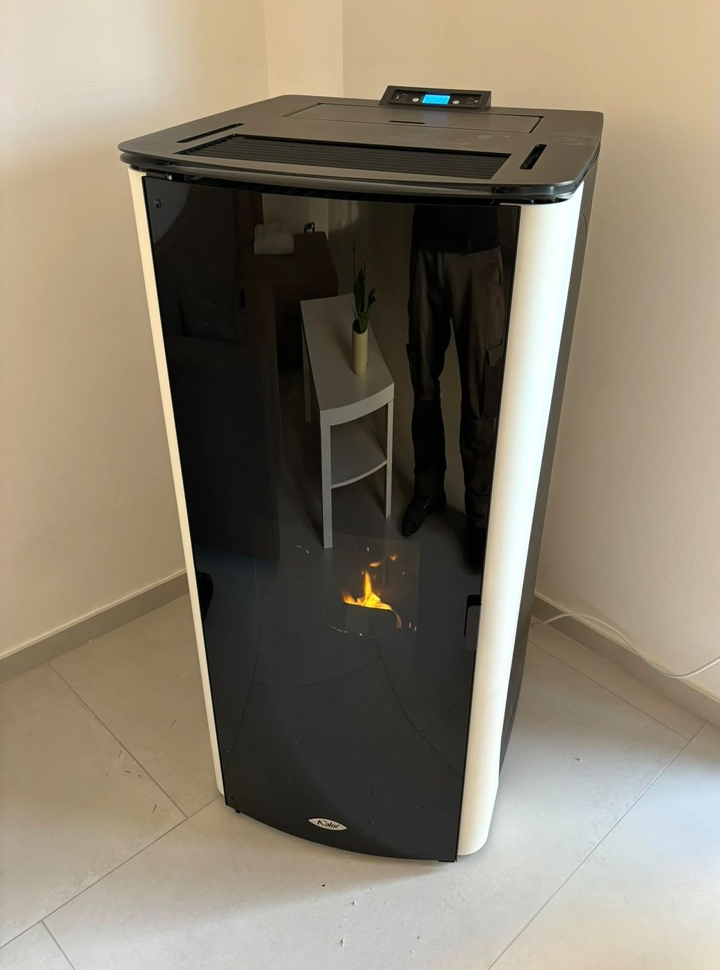 Stufa a pellet installata